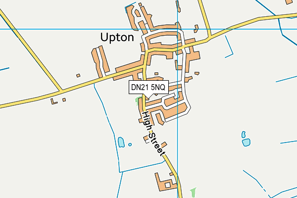 DN21 5NQ map - OS VectorMap District (Ordnance Survey)