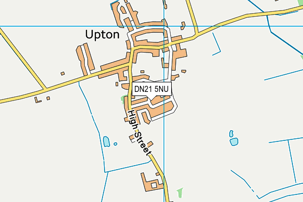DN21 5NU map - OS VectorMap District (Ordnance Survey)