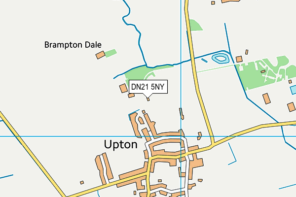 DN21 5NY map - OS VectorMap District (Ordnance Survey)