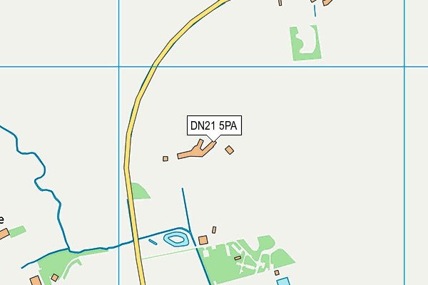 DN21 5PA map - OS VectorMap District (Ordnance Survey)