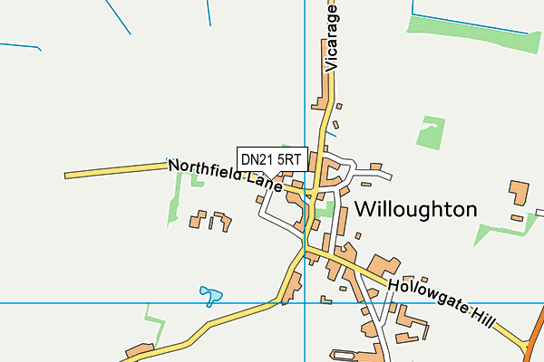 Willoughton Primary School map (DN21 5RT) - OS VectorMap District (Ordnance Survey)