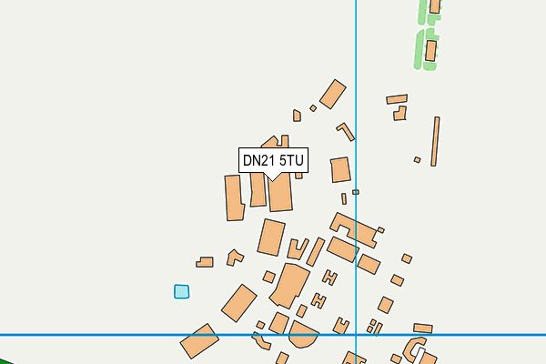 DN21 5TU map - OS VectorMap District (Ordnance Survey)