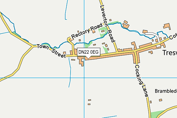 DN22 0EG map - OS VectorMap District (Ordnance Survey)