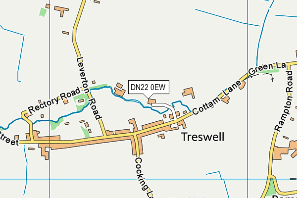 DN22 0EW map - OS VectorMap District (Ordnance Survey)