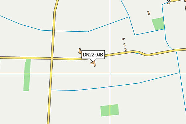 DN22 0JB map - OS VectorMap District (Ordnance Survey)