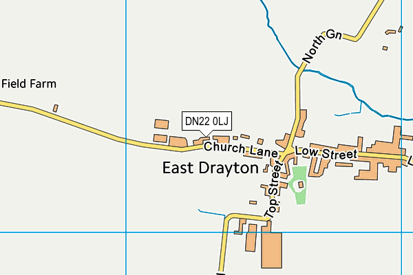 DN22 0LJ map - OS VectorMap District (Ordnance Survey)