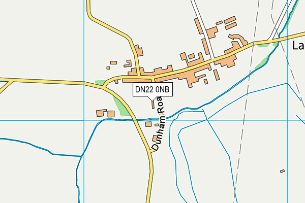 DN22 0NB map - OS VectorMap District (Ordnance Survey)