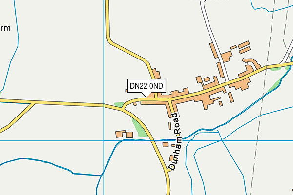 DN22 0ND map - OS VectorMap District (Ordnance Survey)