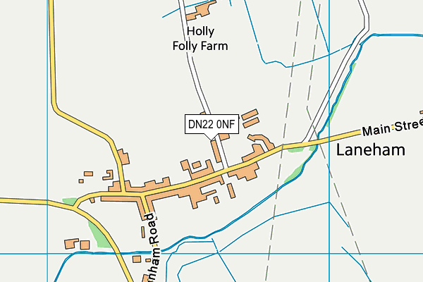 Map of POULTRY SITE SERVICES LTD at district scale