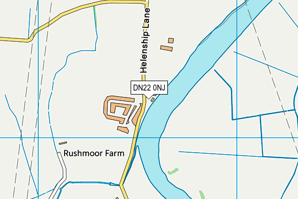 DN22 0NJ map - OS VectorMap District (Ordnance Survey)