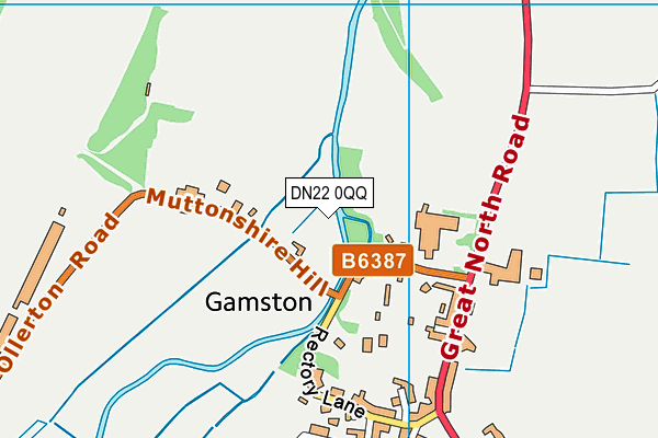 Bramcote Lorne School (Closed) map (DN22 0QQ) - OS VectorMap District (Ordnance Survey)