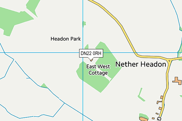 DN22 0RH map - OS VectorMap District (Ordnance Survey)