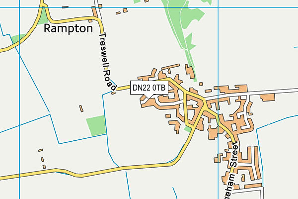 DN22 0TB map - OS VectorMap District (Ordnance Survey)