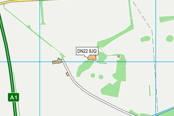 DN22 8JQ map - OS VectorMap District (Ordnance Survey)
