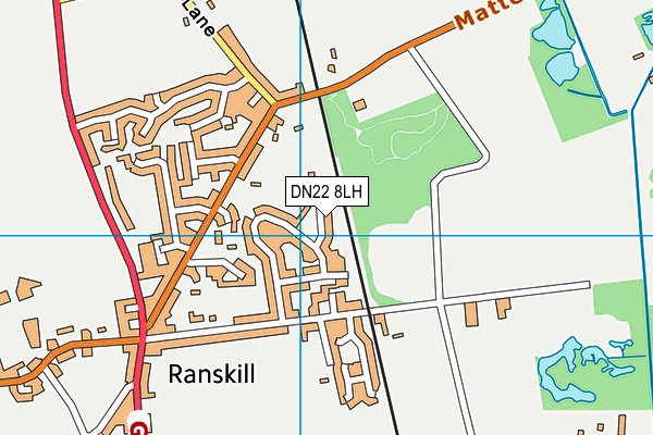 Ranskill Primary School map (DN22 8LH) - OS VectorMap District (Ordnance Survey)