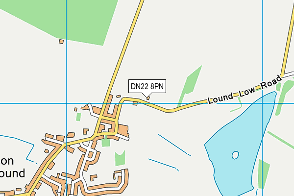 DN22 8PN map - OS VectorMap District (Ordnance Survey)