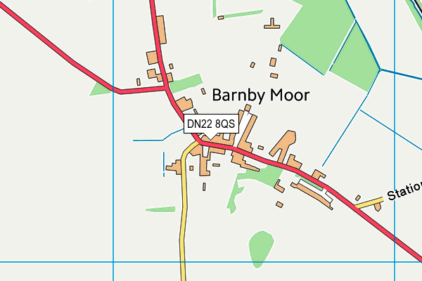 Map of BARNBY PROPERTIES LIMITED at district scale