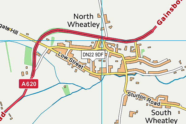 DN22 9DF map - OS VectorMap District (Ordnance Survey)