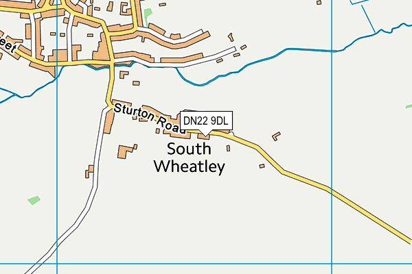 DN22 9DL map - OS VectorMap District (Ordnance Survey)