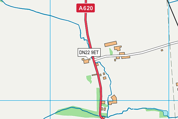 DN22 9ET map - OS VectorMap District (Ordnance Survey)