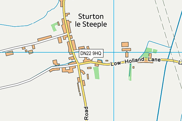 Sturton CofE Primary School map (DN22 9HQ) - OS VectorMap District (Ordnance Survey)