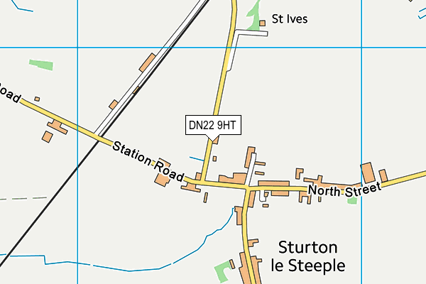 DN22 9HT map - OS VectorMap District (Ordnance Survey)