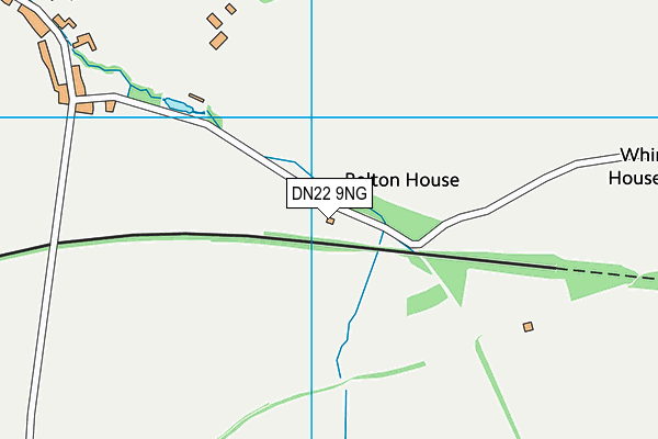 DN22 9NG map - OS VectorMap District (Ordnance Survey)