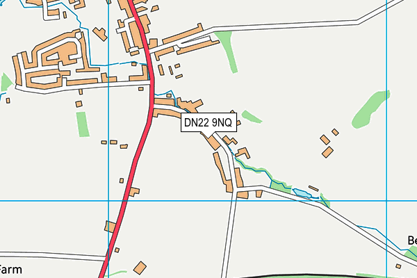 DN22 9NQ map - OS VectorMap District (Ordnance Survey)