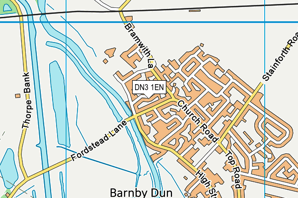 DN3 1EN map - OS VectorMap District (Ordnance Survey)