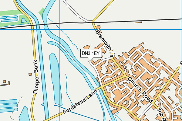 DN3 1EY map - OS VectorMap District (Ordnance Survey)