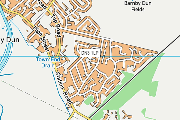 DN3 1LP map - OS VectorMap District (Ordnance Survey)