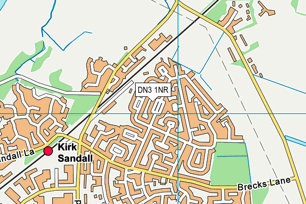 DN3 1NR map - OS VectorMap District (Ordnance Survey)