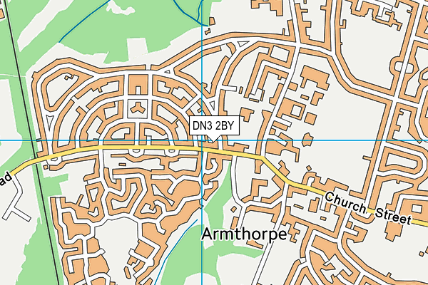 DN3 2BY map - OS VectorMap District (Ordnance Survey)