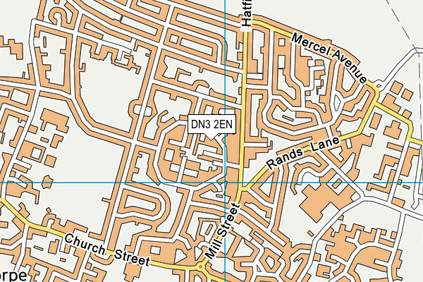 DN3 2EN map - OS VectorMap District (Ordnance Survey)