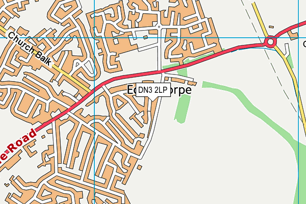 DN3 2LP map - OS VectorMap District (Ordnance Survey)