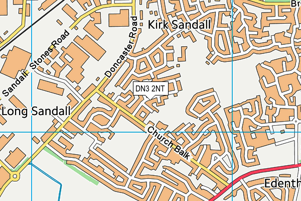 DN3 2NT map - OS VectorMap District (Ordnance Survey)