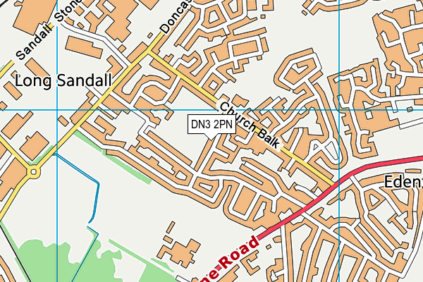 DN3 2PN map - OS VectorMap District (Ordnance Survey)