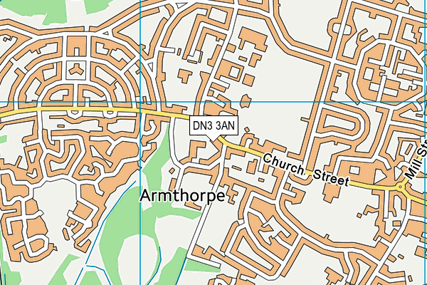 Map of GEE JAY SERVICE STATION ARMTHORPE LIMITED at district scale
