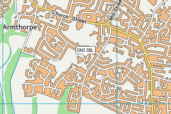 DN3 3BL map - OS VectorMap District (Ordnance Survey)