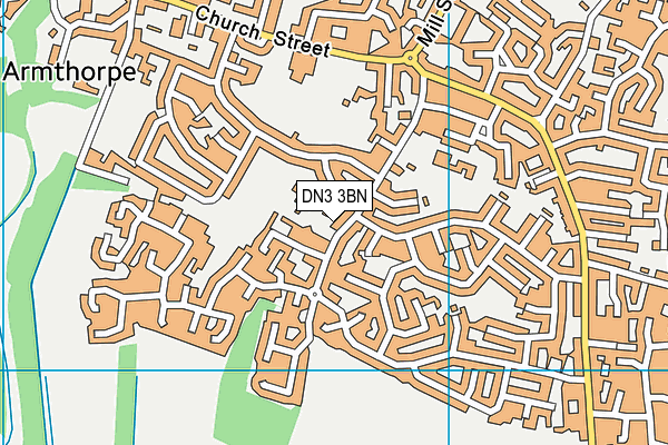 DN3 3BN map - OS VectorMap District (Ordnance Survey)