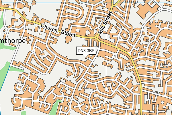 DN3 3BP map - OS VectorMap District (Ordnance Survey)