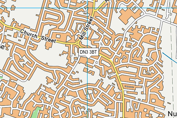 DN3 3BT map - OS VectorMap District (Ordnance Survey)
