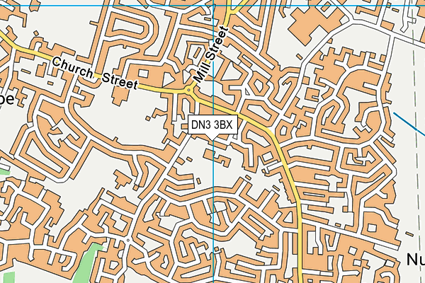 DN3 3BX map - OS VectorMap District (Ordnance Survey)