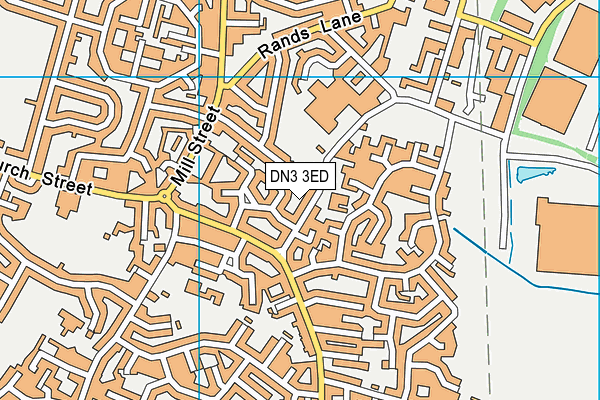 DN3 3ED map - OS VectorMap District (Ordnance Survey)