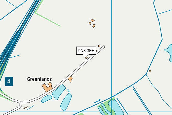 DN3 3EH map - OS VectorMap District (Ordnance Survey)