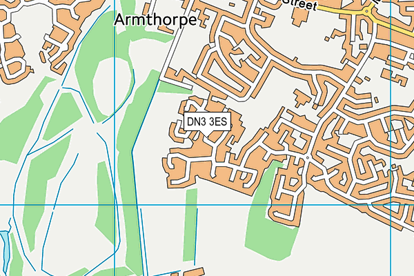 DN3 3ES map - OS VectorMap District (Ordnance Survey)