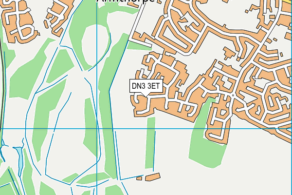 DN3 3ET map - OS VectorMap District (Ordnance Survey)
