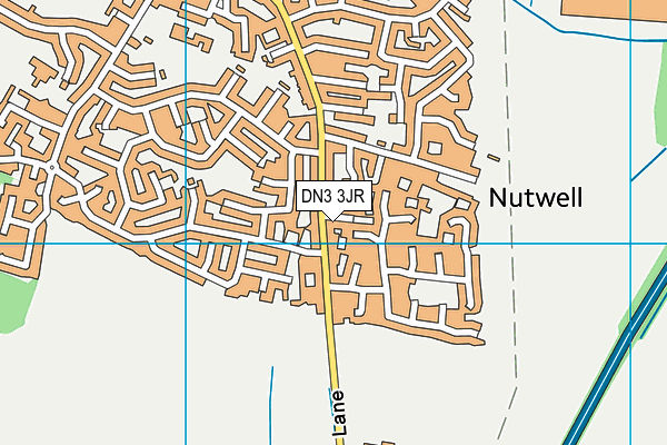 DN3 3JR map - OS VectorMap District (Ordnance Survey)