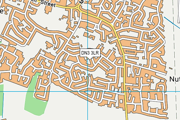 DN3 3LR map - OS VectorMap District (Ordnance Survey)