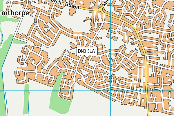 DN3 3LW map - OS VectorMap District (Ordnance Survey)